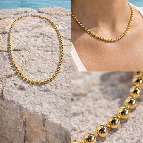 Zarif Top Zincir  Kolye