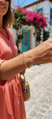 Fasetli Boncuk Bileklik