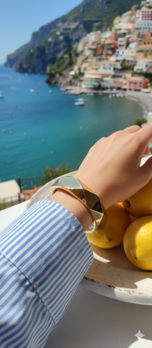 Faceted Cuff Bracelet (Fasetli Kelepçe Bileklik)